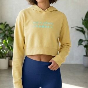 Target Pride Collection "Not A Phase" Moon Phase Cropped Hoodie - Yellow NEW!!